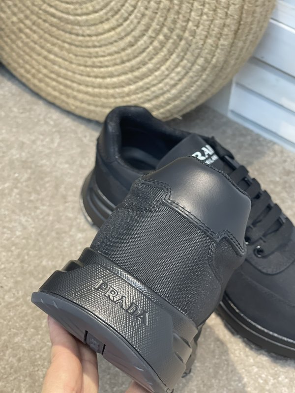 프라다 Prada 수입 세밀 가죽 메쉬 신발 001-227027