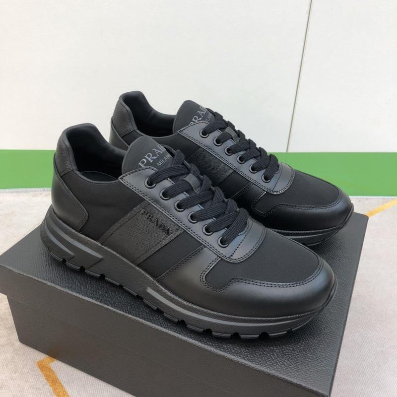 PRADA 남성 캐주얼 오일 왁스 가죽슈즈 001-227028