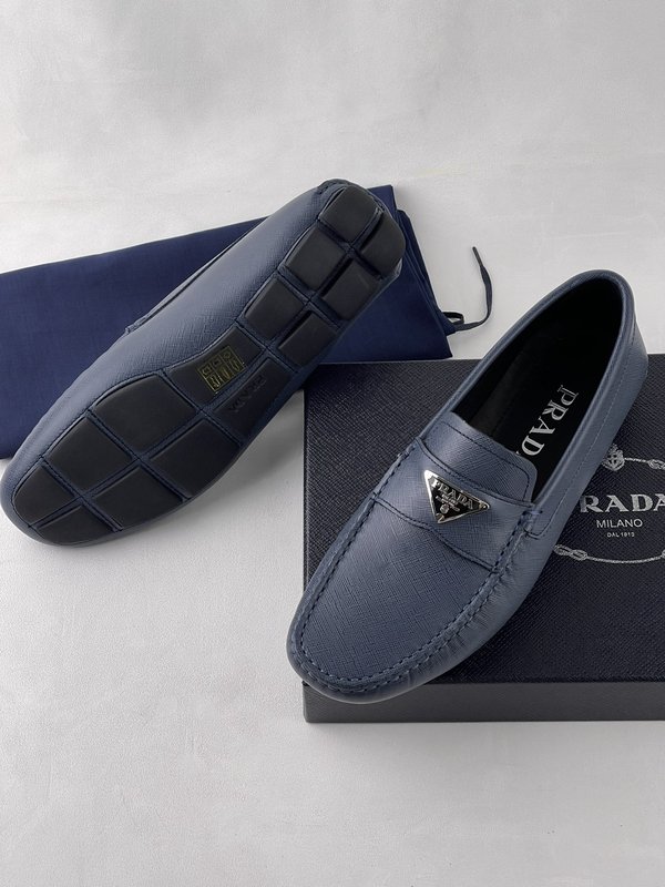 PRADA 남성 스티치 운전화 001-227029