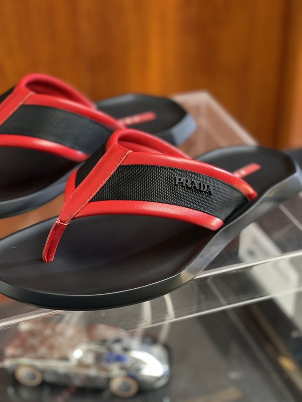 PRADA 프라다 이탈리아 웨빙 샌들 슬리퍼 001-227048