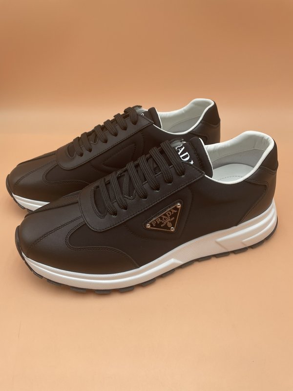 PRADA 오리지널 남성 가죽 방수 캔버스화 001-227055
