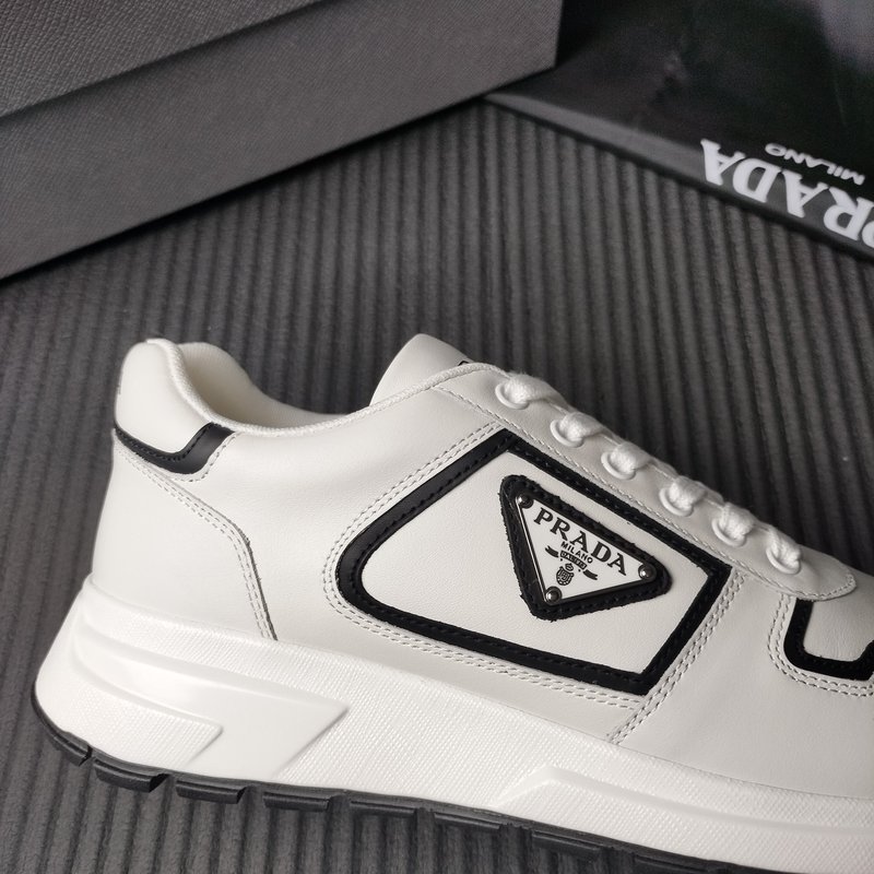 PRADA 프라다 블랙 가죽 구두 001-227090