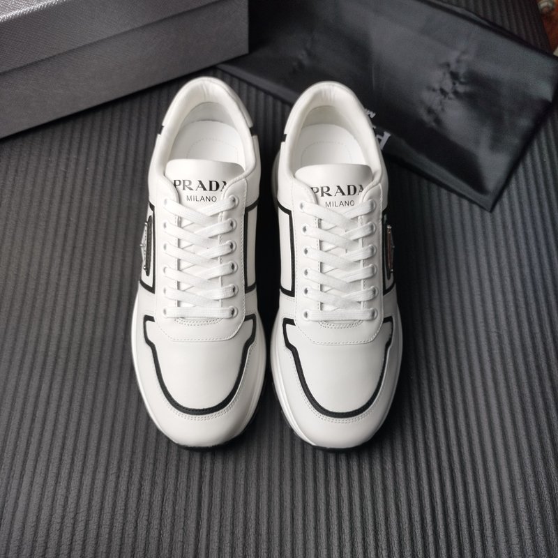 PRADA 프라다 블랙 가죽 구두 001-227090