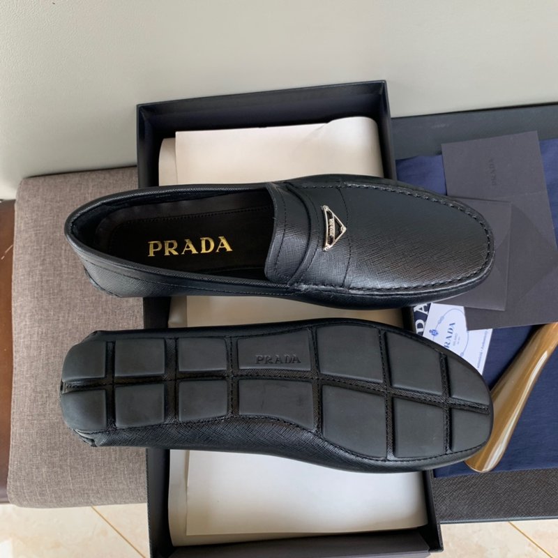 Prada 클래식 로퍼 남성용 수제 운전화 001-227105
