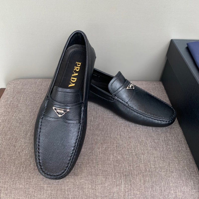 Prada 클래식 로퍼 남성용 수제 운전화 001-227105