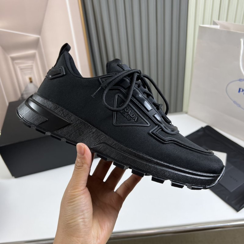 프라다 PRADA 남성용 가죽 메쉬 신발 001-227145