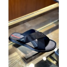 PRADA 남성 소가죽 슬리퍼 샌들 001-227150