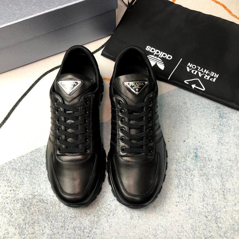 PRADA 블랙 가죽 신발 001-227160