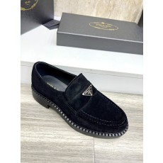 프라다 Prada 신규 스웨이드 가죽 슈즈 001-227206