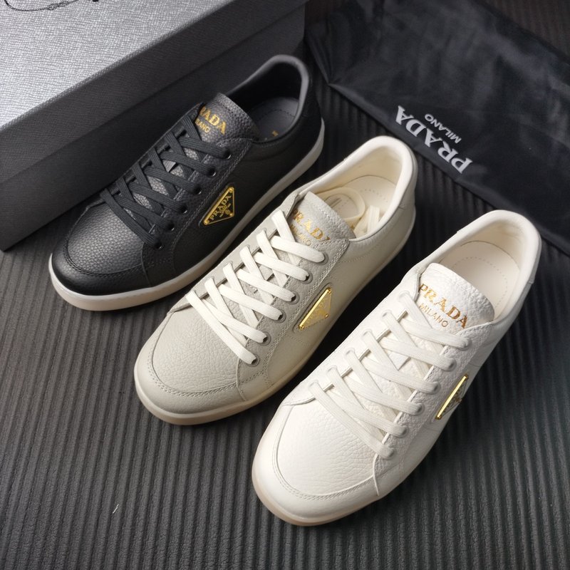 PRADA 프라다 블랙 가죽 신발 001-227221