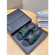 프라다 사피아노 가죽 남성 슬리퍼 001-227280