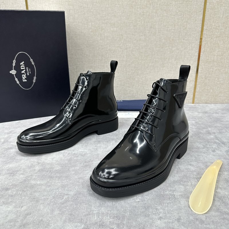 프라다 PRADA 남성 첼시 두꺼운 밑창 부츠 001-227312