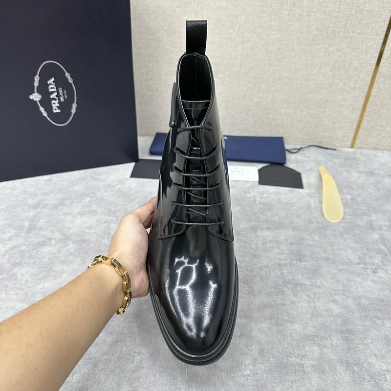 프라다 PRADA 남성 첼시 두꺼운 밑창 부츠 001-227312