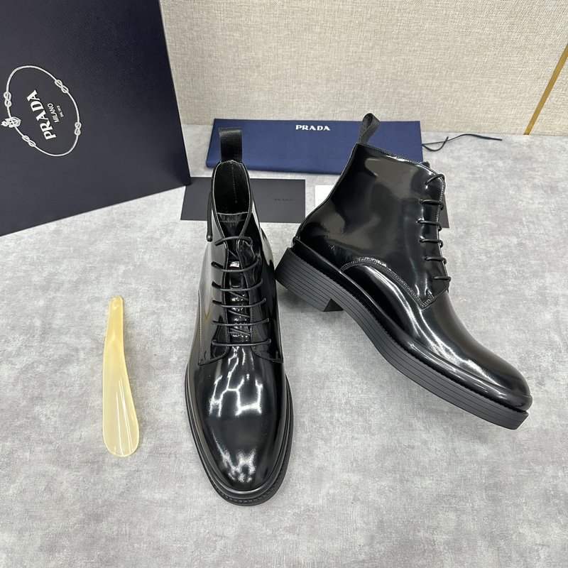 프라다 PRADA 남성 첼시 두꺼운 밑창 부츠 001-227312
