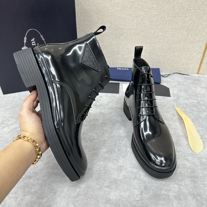 프라다 PRADA 남성 첼시 두꺼운 밑창 부츠 001-227312