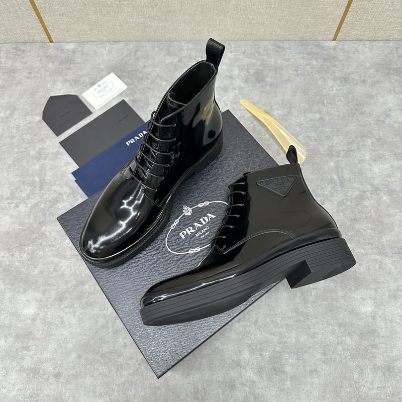 프라다 PRADA 남성 첼시 두꺼운 밑창 부츠 001-227312