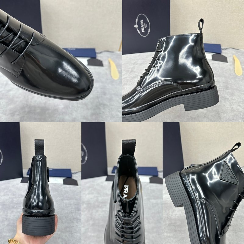 프라다 PRADA 남성 첼시 두꺼운 밑창 부츠 001-227312