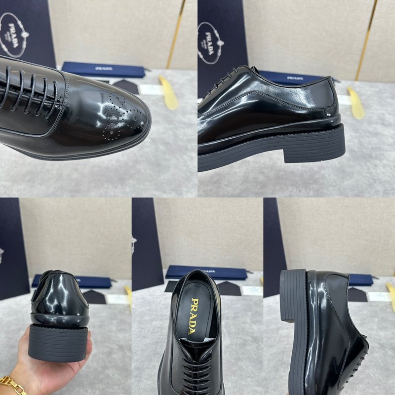 프라다 PRADA 삼각 로고 플랫폼 로퍼 001-227321