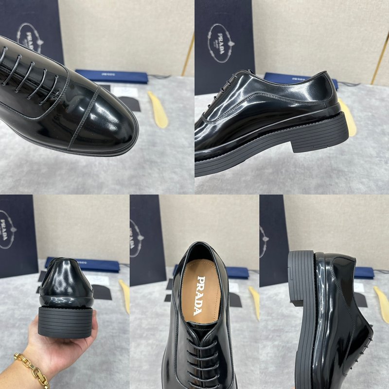 프라다 PRADA 삼각 로고 플랫폼 로퍼 001-227323