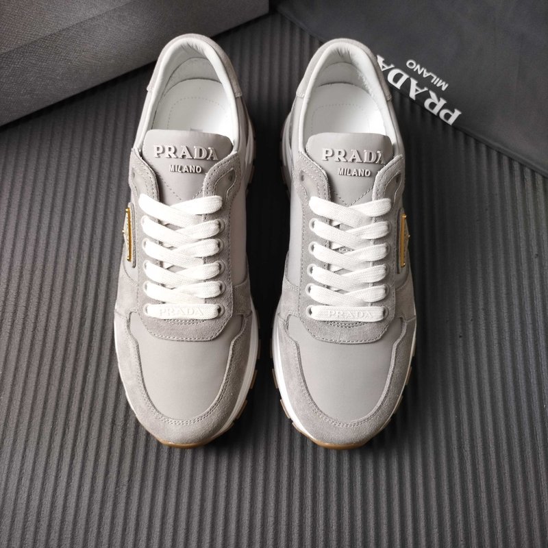 PRADA 그레이 패브릭 슈즈 001-227344