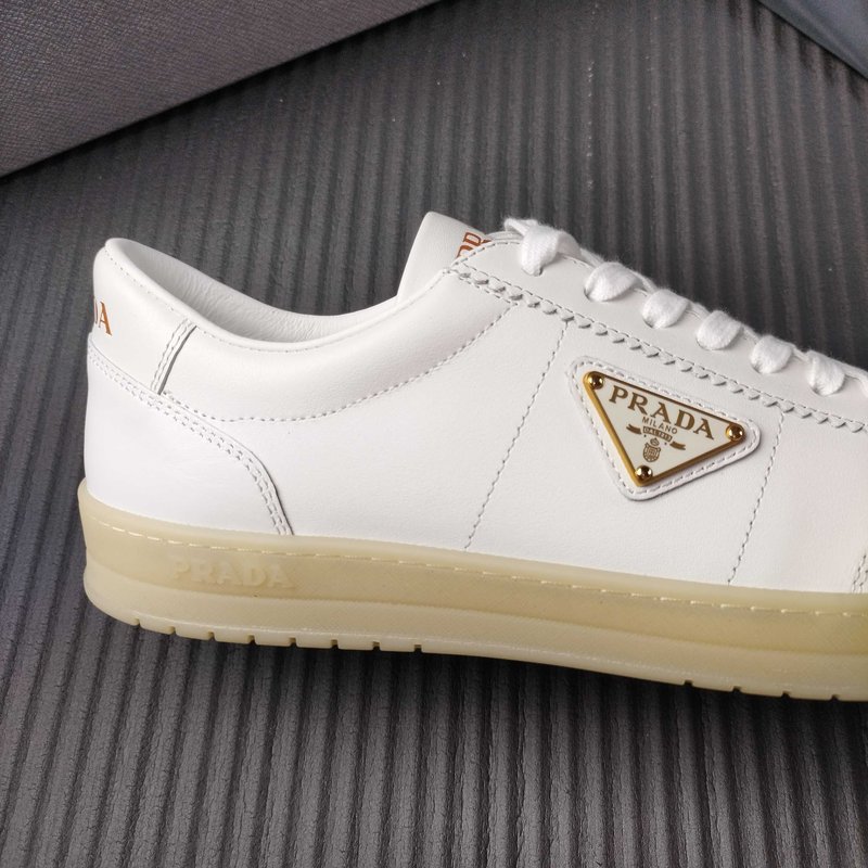 PRADA 브랜드 화이트 가죽 신발 001-227352