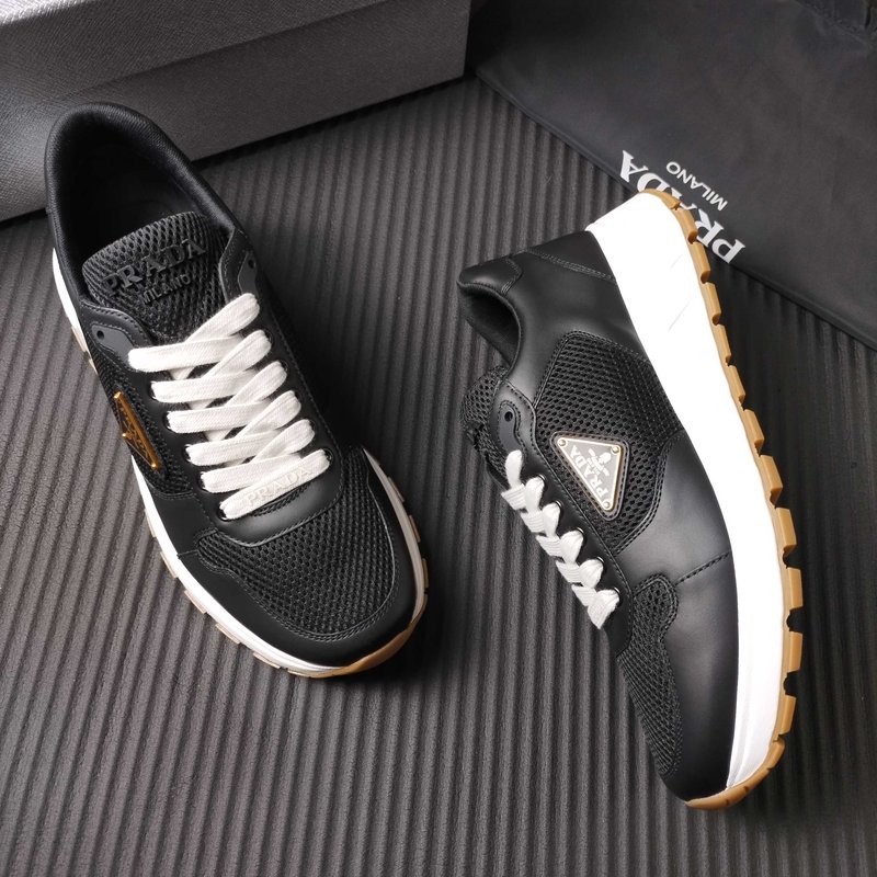 PRADA 프라다 블랙 메쉬 슈즈 001-227356