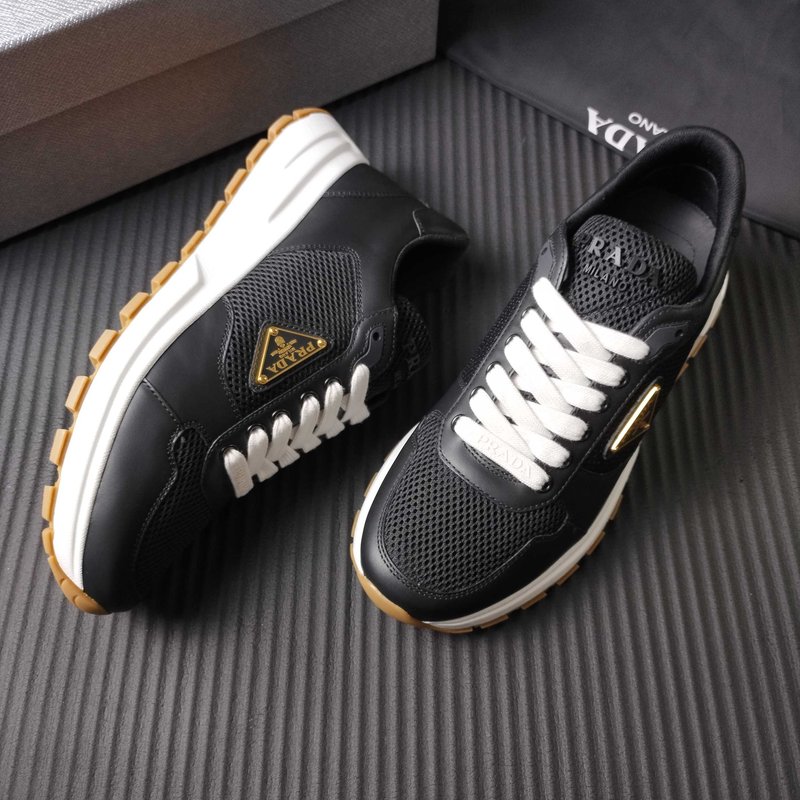 PRADA 프라다 블랙 메쉬 슈즈 001-227356