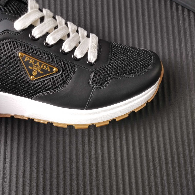 PRADA 프라다 블랙 메쉬 슈즈 001-227356