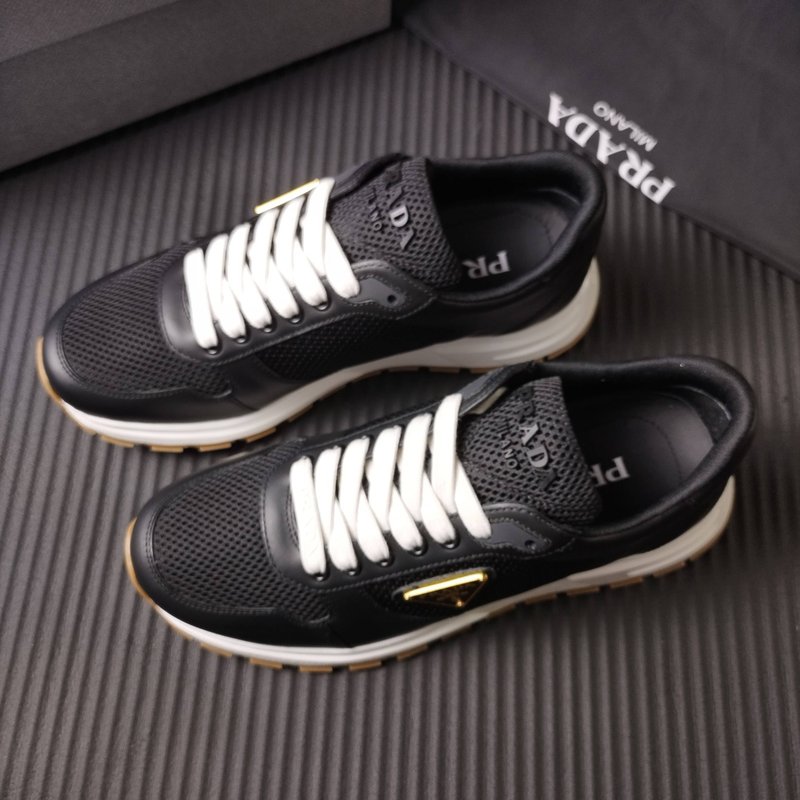 PRADA 프라다 블랙 메쉬 슈즈 001-227356