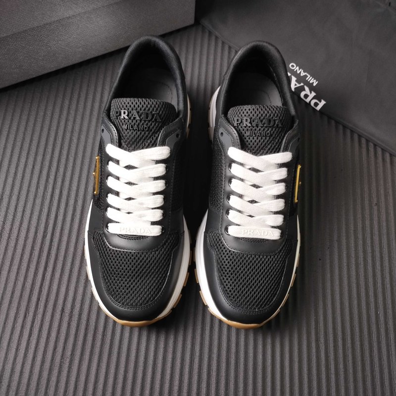 PRADA 프라다 블랙 메쉬 슈즈 001-227356