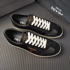 프라다 브랜드 블랙 캔버스 슈즈 001-227362