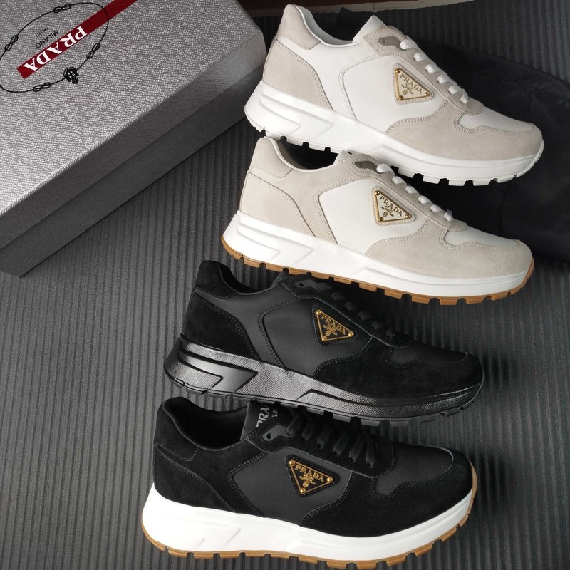 PRADA 프라다 블랙 패브릭 슈즈 001-227363