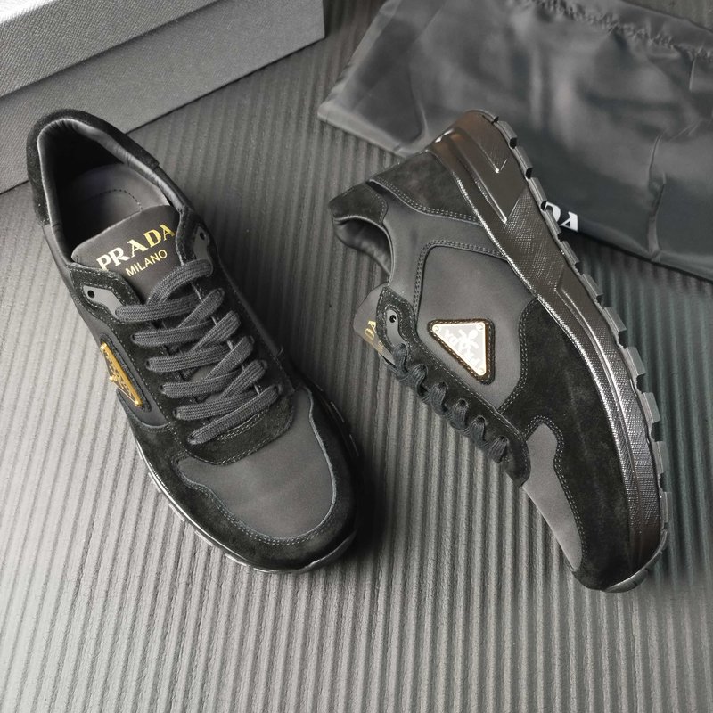 PRADA 프라다 블랙 패브릭 슈즈 001-227363