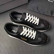 PRADA 블랙 패브릭 캐주얼슈즈 001-227373