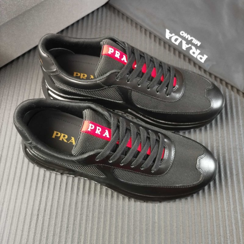 PRADA 프라다 블랙 메쉬 운동화 001-227385