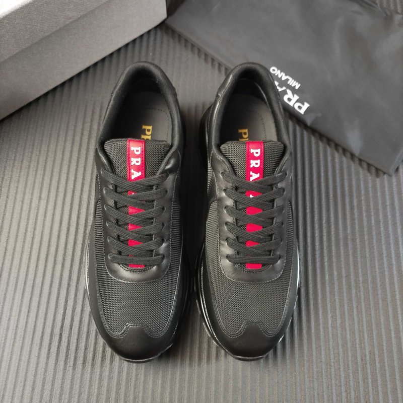 PRADA 프라다 블랙 메쉬 운동화 001-227385