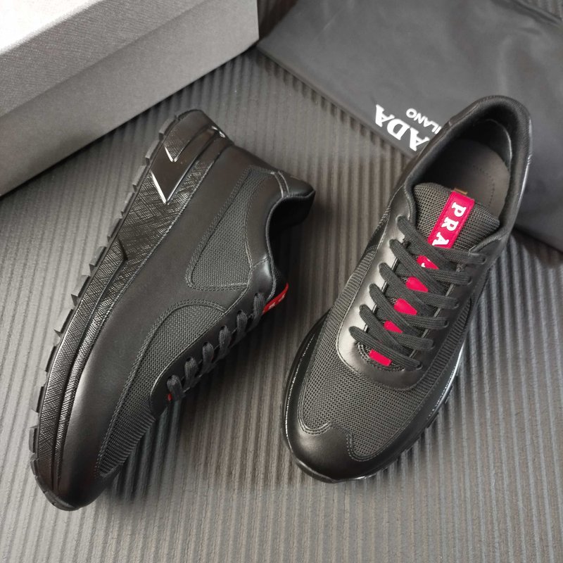 PRADA 프라다 블랙 메쉬 운동화 001-227385