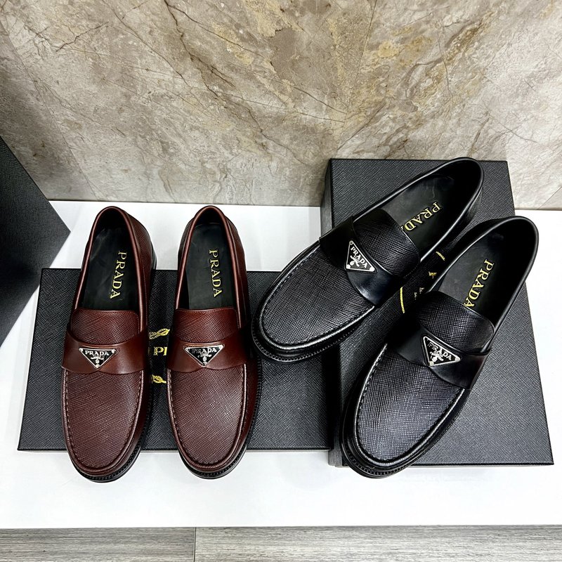 PRADA 남성 수입 송아지 가죽 구두 001-227459