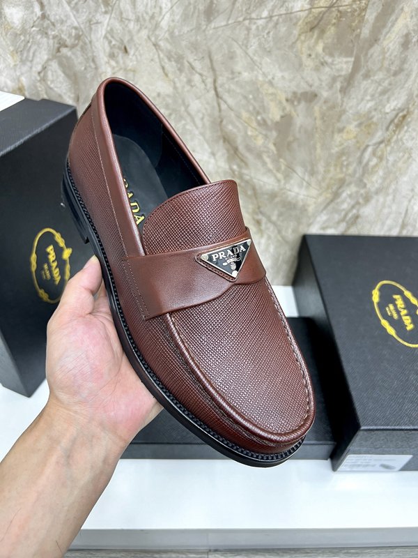 PRADA 남성 수입 송아지 가죽 구두 001-227459