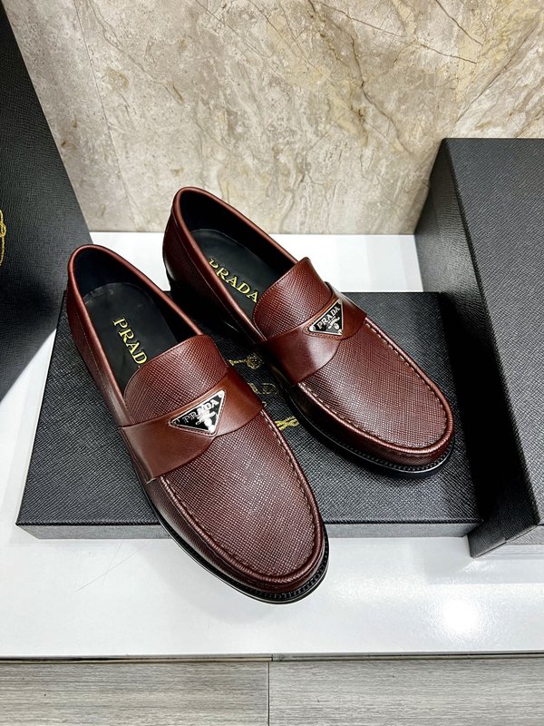 PRADA 남성 수입 송아지 가죽 구두 001-227459