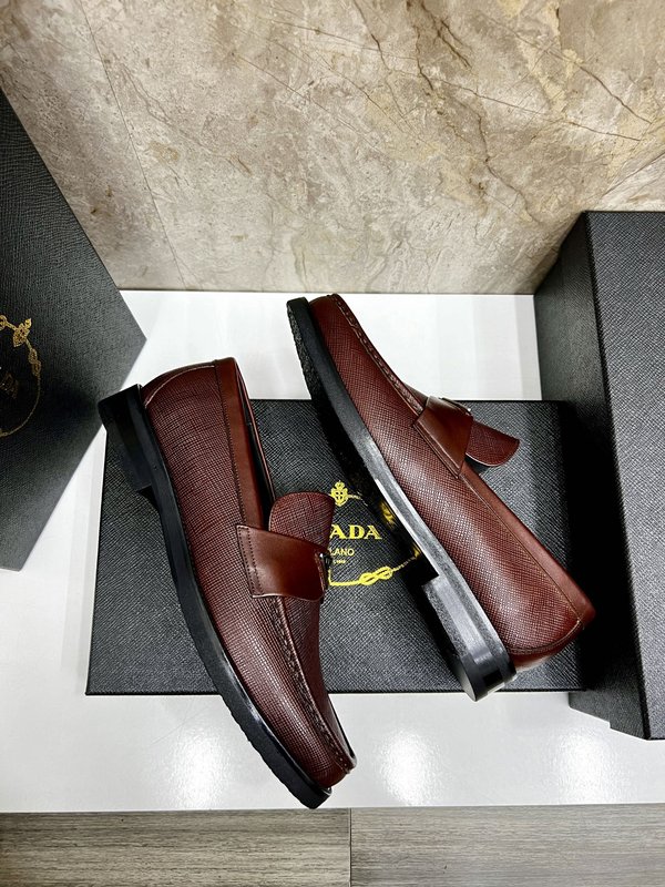 PRADA 남성 수입 송아지 가죽 구두 001-227459