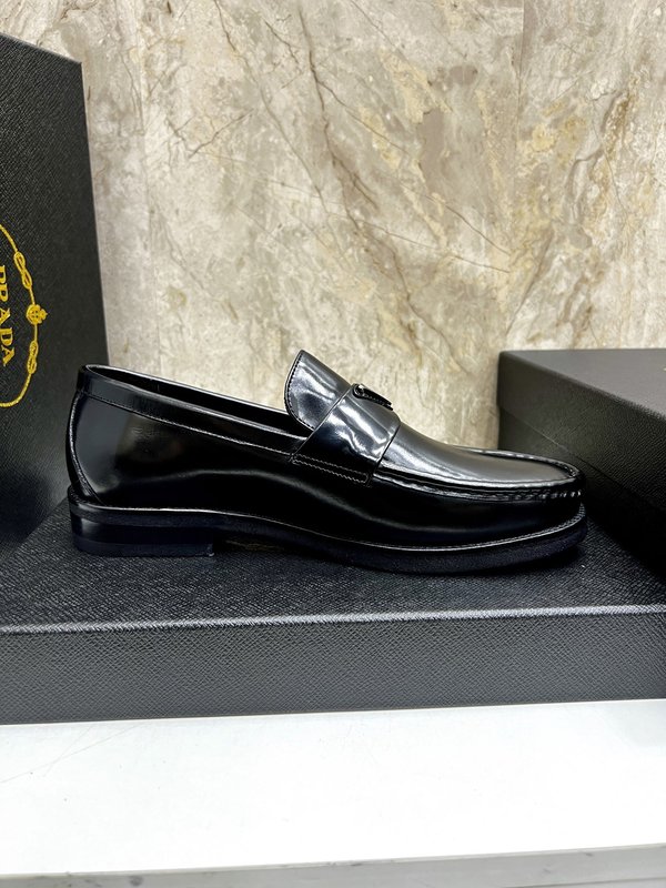 PRADA 남성 수입 송아지 가죽 구두 001-227466