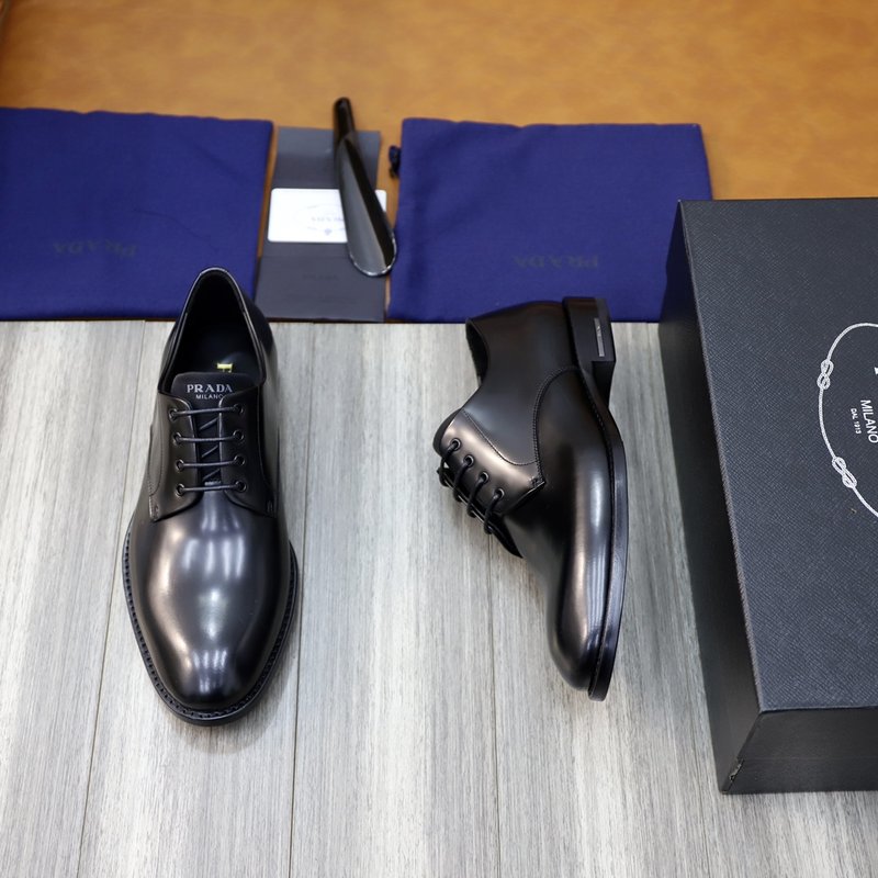 PRADA 남성 비즈니스 소 가죽 구두 001-227470