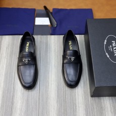 PRADA 신상 남성용 비즈니스 가죽 구두 001-227475