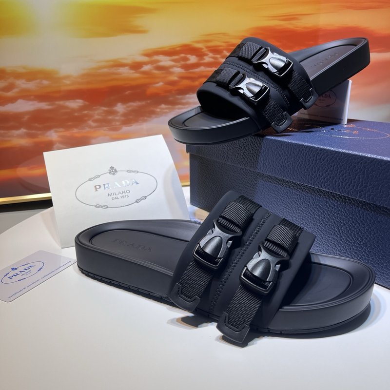프라다 운동 캐주얼 스타일 블랙 신제품 001-227477