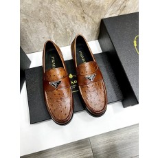 PRADA 남성 수입 개변주 송아지 가죽 구두 001-227480