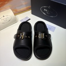PRADA 신규 블랙 폼 라인지대 운동화 001-227506