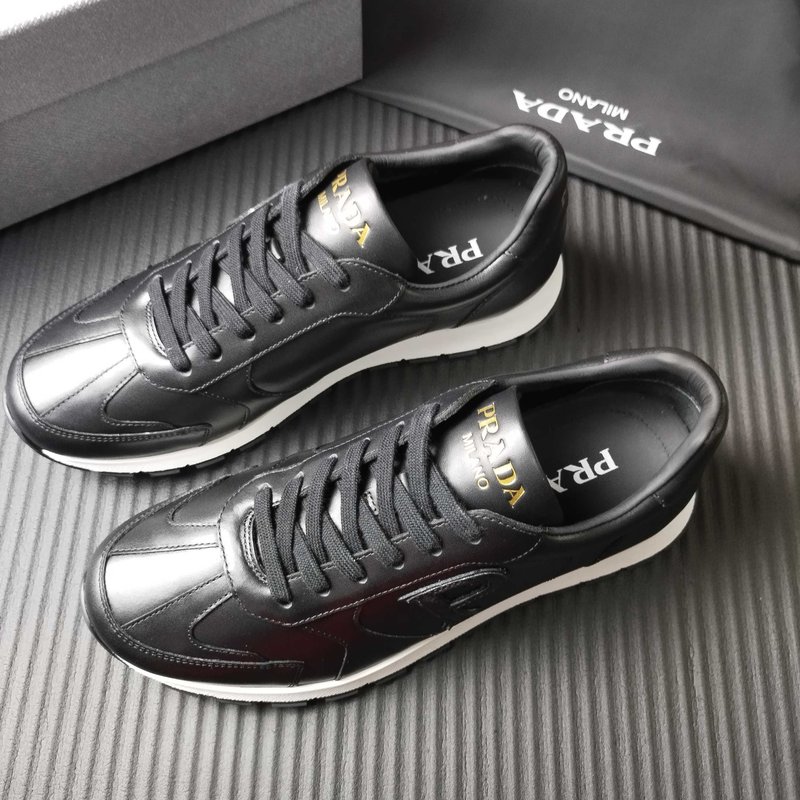 PRADA 프라다 블랙 레저 운동화 001-227527