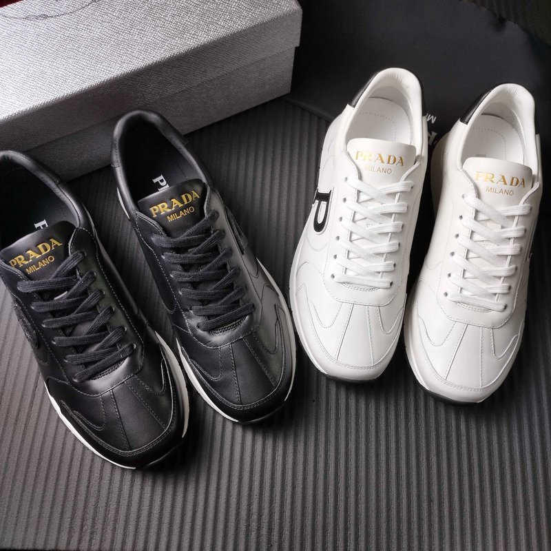 PRADA 프라다 블랙 레저 운동화 001-227527