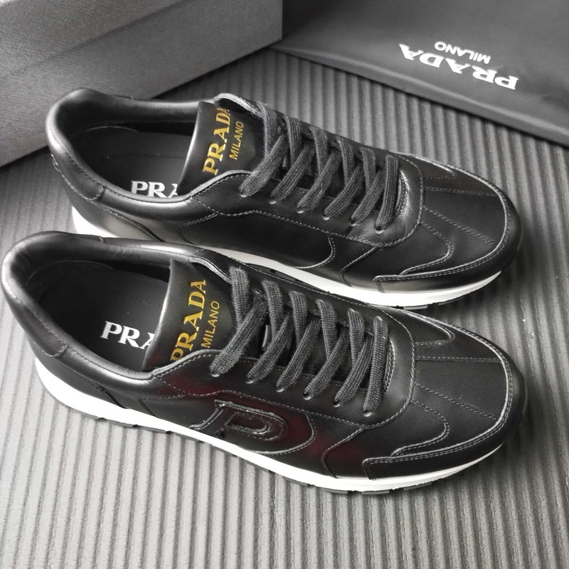 PRADA 프라다 블랙 레저 운동화 001-227527